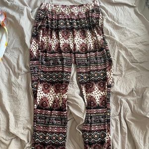 Charlotte Russe boho style pants